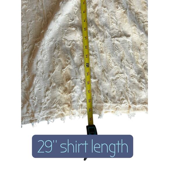 Vintage Cream Textured Lounge Set Oversized Monochrome Minimalist Pants M/L - Picture 9 of 12